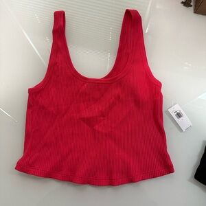 Old Navy Pink Ribbed Tank Top